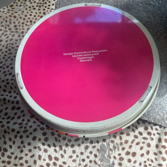 "DORTHE BRUUN RASMUSSEN LAURIDS LONBORG" DENMARK, metal tray DESIGN ’70s MCM - Picture 2 of 2